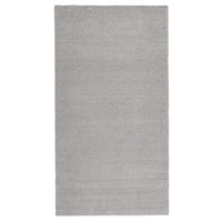 KNARDRUP - Rug, low pile, light grey, 80x150 cm - best price from Maltashopper.com 90492593