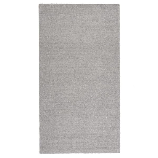 KNARDRUP - Rug, low pile, light grey, 80x150 cm - best price from Maltashopper.com 90492593