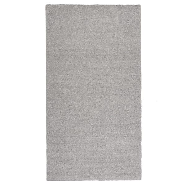KNARDRUP - Rug, low pile, light grey, 80x150 cm - best price from Maltashopper.com 90492593