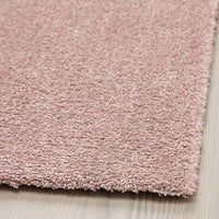 KNARDRUP Carpet, short hair - pale pink 133x195 cm , 133x195 cm - best price from Maltashopper.com 50492613