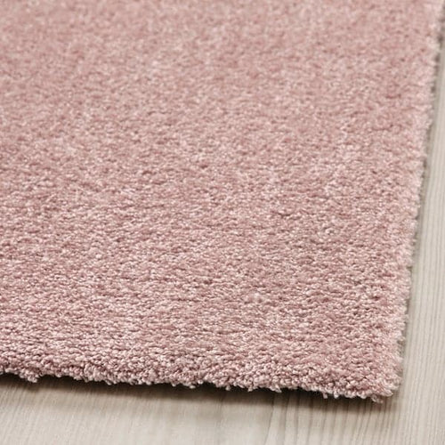 KNARDRUP - Rug, low pile, pale pink, 200x300 cm