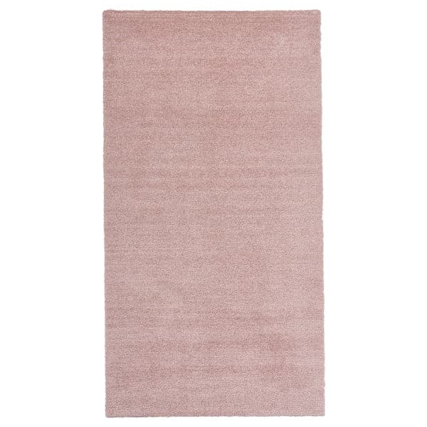KNARDRUP - Rug, low pile, pale pink, 80x150 cm - best price from Maltashopper.com 40492604