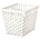 KNARRA - KNARRA Basket, white, 38x29x30 cm
