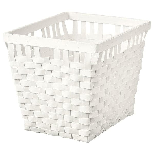Ikea KNARRA - Basket, white, 38x29x30 cm