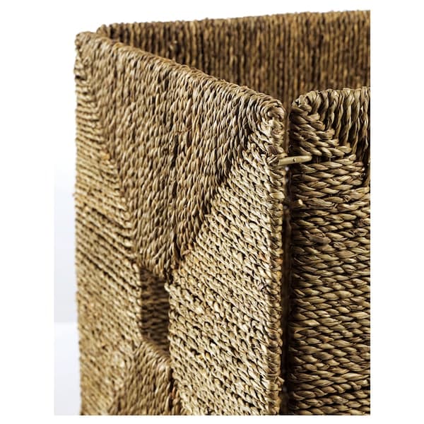 Ikea KNIPSA - Basket, seagrass, 32x33x32 cm