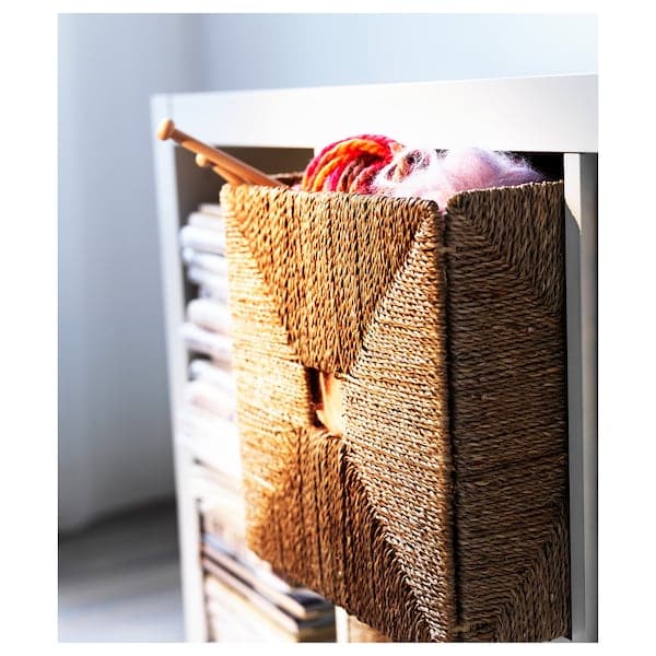 Ikea KNIPSA - Basket, seagrass, 32x33x32 cm