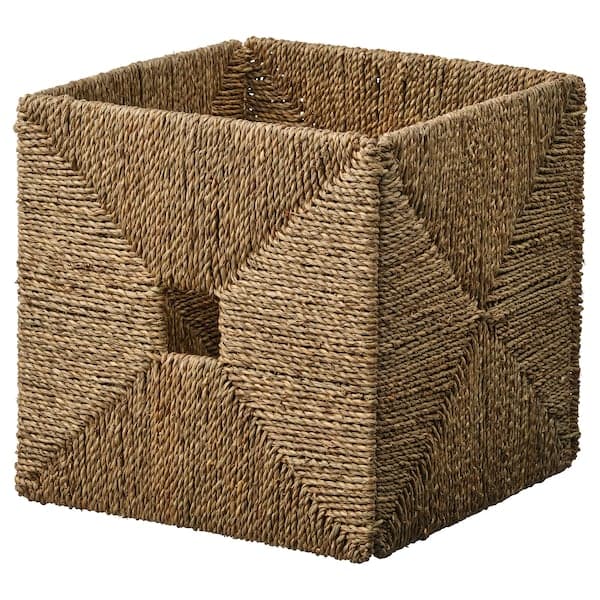 Ikea KNIPSA - Basket, seagrass, 32x33x32 cm