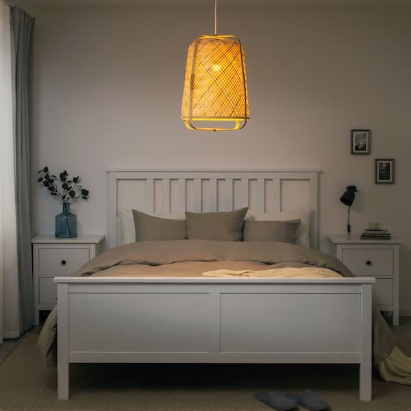 Ikea KNIXHULT - Pendant lamp, bamboo/handmade, 40 cm