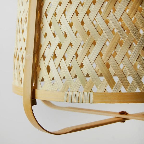 Ikea KNIXHULT - Pendant lamp, bamboo/handmade, 40 cm