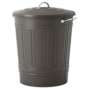 Ikea KNODD - Bin with lid, grey, 40 l