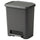 KNÖCKLA - KNÖCKLA Pedal bin, dark grey, 25 l
