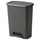 KNÖCKLA - KNÖCKLA Pedal bin, dark grey, 50 l
