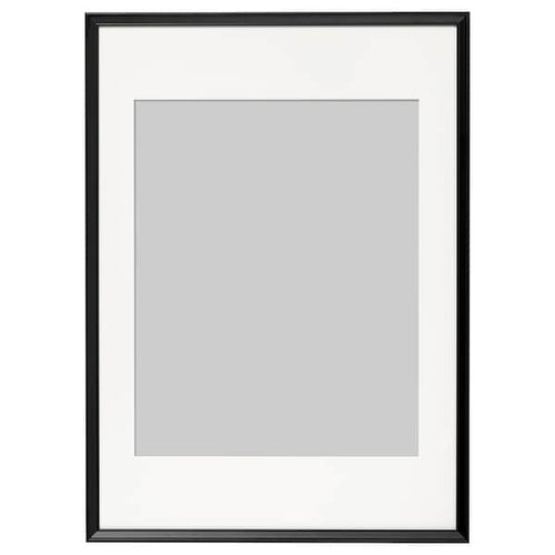 KNOPPÄNG - Frame, black, 50x70 cm