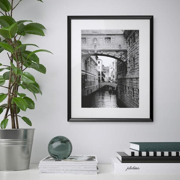 Ikea KNOPPÄNG - Frame, black, 40x50 cm