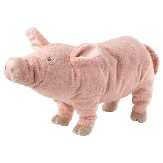 Ikea KNORRIG - Soft toy, pig/pink