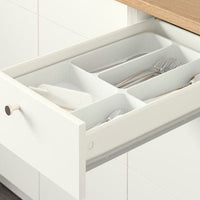 KNOXHULT Corner kitchen - white 243x164x220 cm - best price from Maltashopper.com 19404553