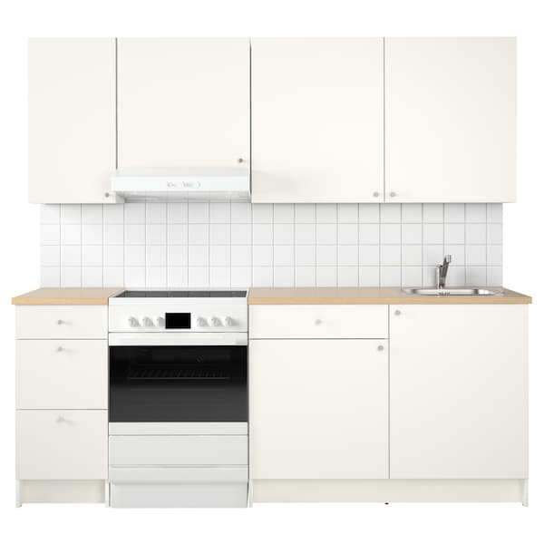 Ikea KNOXHULT Kitchen - white 220x61x220 cm , 220x61x220 cm