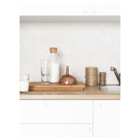 KNOXHULT Kitchen - white 220x61x220 cm , 220x61x220 cm - best price from Maltashopper.com 89180465