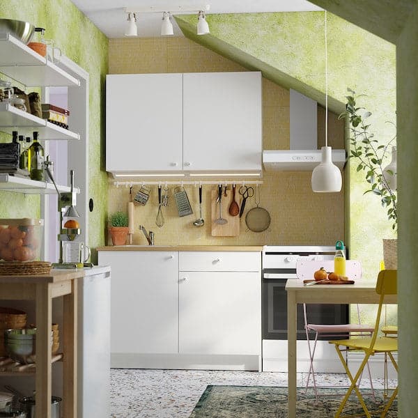 KNOXHULT Kitchen - white 120x61x220 cm , 120x61x220 cm - best price from Maltashopper.com 19180464
