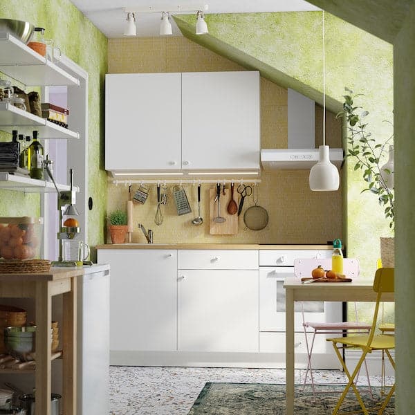 KNOXHULT Kitchen - white 180x61x220 cm , 180x61x220 cm - best price from Maltashopper.com 69180466