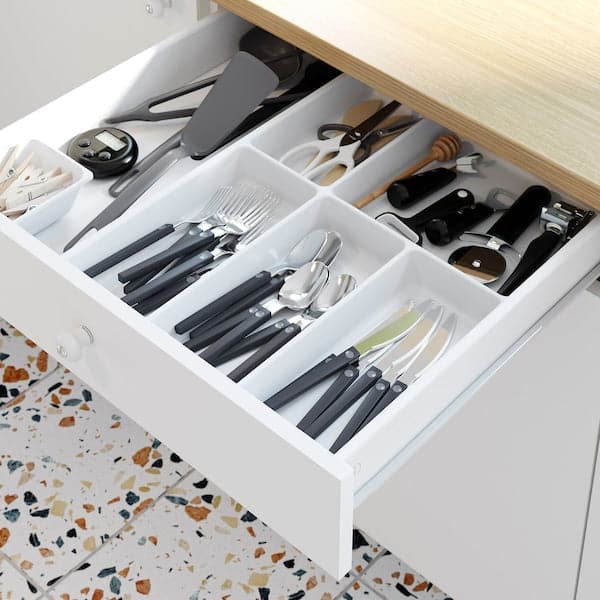 Ikea KNOXHULT Kitchen - white 180x61x220 cm , 180x61x220 cm