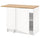 KNOXHULT - KNOXHULT Corner base cabinet, white, 100x91 cm