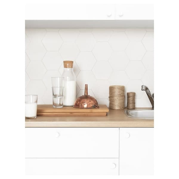 Ikea KNOXHULT - Base cabinet with doors and drawer, white, 180 cm