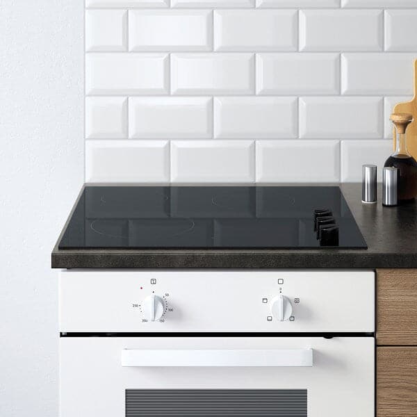 Ikea KNOXHULT Mobile base with doors and drawer - wood/gray effect 180 cm , 180 cm