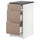 KNOXHULT Mobile base with drawers - wood/gray effect 40 cm , 40 cm