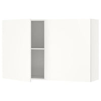 KNOXHULT - Wall cabinet with doors, white, 120x75 cm - best price from Maltashopper.com 90326792