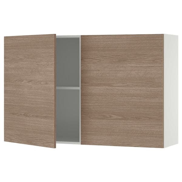 KNOXHULT Hanging with doors - wood/gray effect 120x75 cm , 120x75 cm - best price from Maltashopper.com 40326803