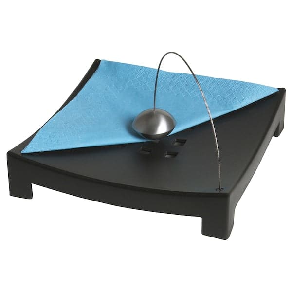KNYCK - Napkin holder, black , - best price from Maltashopper.com 80045448