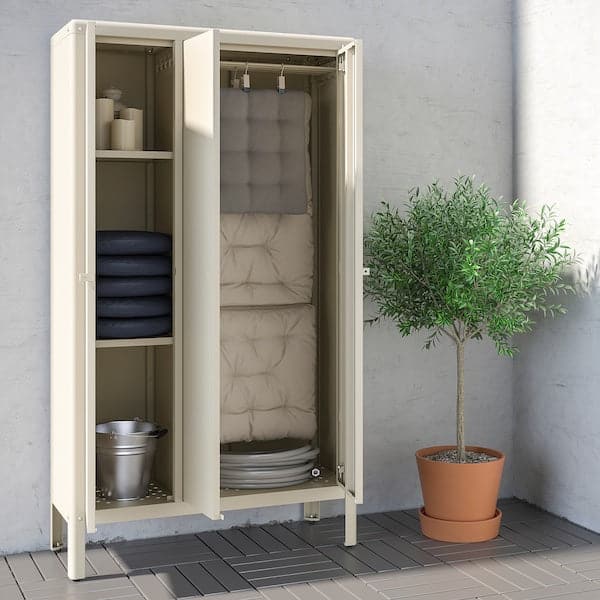 KOLBJÖRN - Cabinet in/outdoor, beige, 90x161 cm - best price from Maltashopper.com 20345633