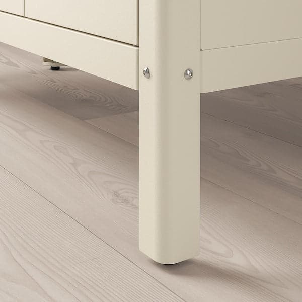 Ikea KOLBJÖRN - Shelving unit with 2 cabinets, beige, 171x37x161 cm