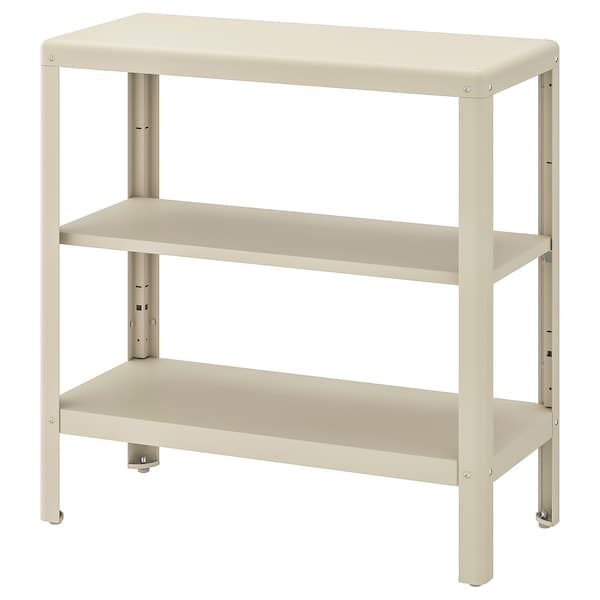 KOLBJÖRN - Shelving unit in/outdoor, beige, 80x81 cm