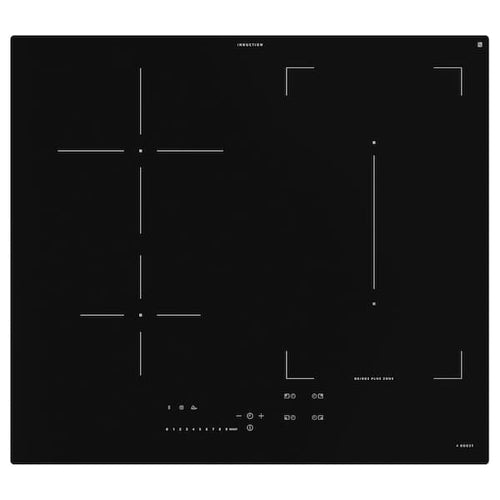 KOLSTAN - Induction hob, IKEA 500 black, 58 cm