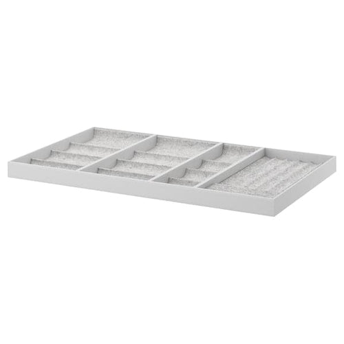 KOMPLEMENT insert for pull-out tray, light grey, 100x58 cm