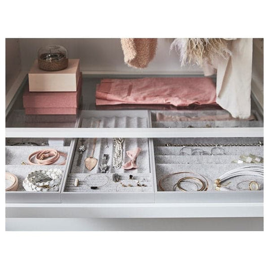 Ikea KOMPLEMENT - Insert for pull-out tray, light grey, 75x58 cm