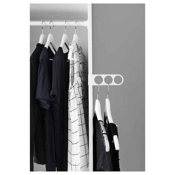 Ikea KOMPLEMENT - Valet hanger, white, 17x5 cm