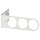 KOMPLEMENT - KOMPLEMENT Valet hanger, white, 17x5 cm