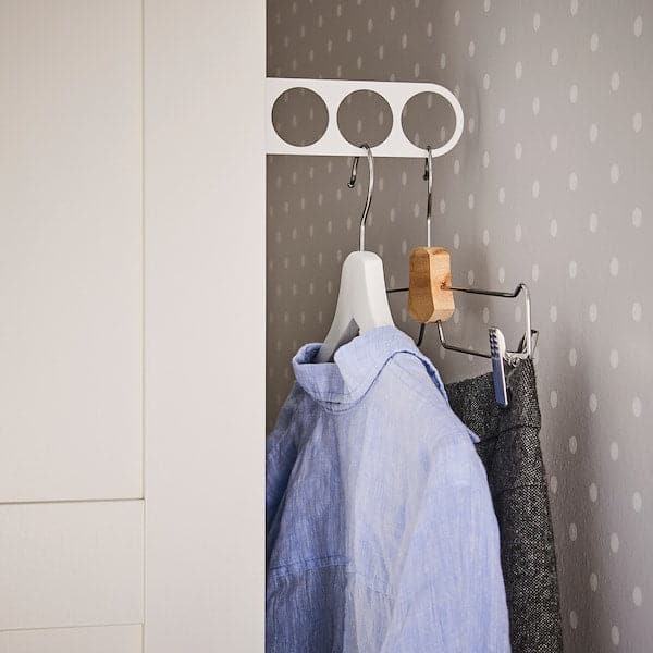 Ikea KOMPLEMENT - Valet hanger, white, 17x5 cm
