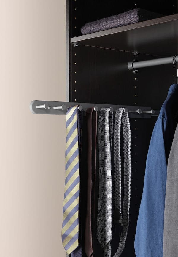 KOMPLEMENT - Pull-out hanger, dark grey, 58 cm - best price from Maltashopper.com 20262487
