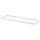 KOMPLEMENT clothes rail, white, 100x35 cm