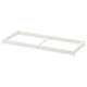 KOMPLEMENT clothes rail, white, 75x35 cm