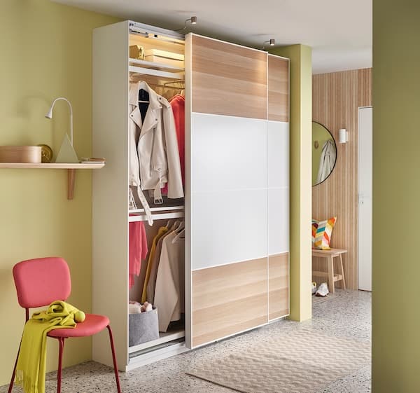 Ikea KOMPLEMENT - Clothes rail, white, 75x35 cm