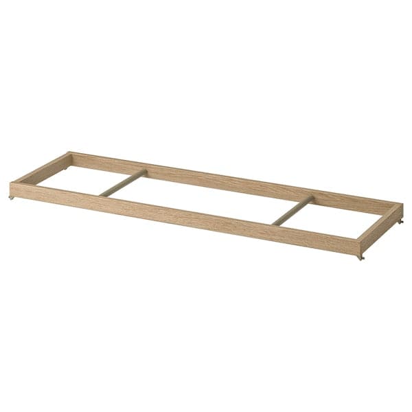 KOMPLEMENT - Clothes rail, white stained oak effect, 100x35 cm - best price from Maltashopper.com 30446467
