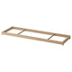 KOMPLEMENT clothes rail, white stained oak effect, 100x35 cm