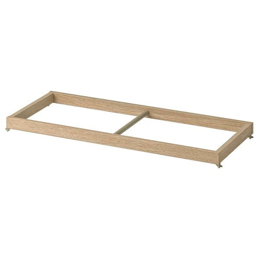 Ikea KOMPLEMENT - Clothes rail, white stained oak effect, 75x35 cm