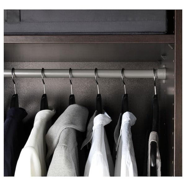 KOMPLEMENT - Clothes rail, dark grey, 100 cm - best price from Maltashopper.com 80256940