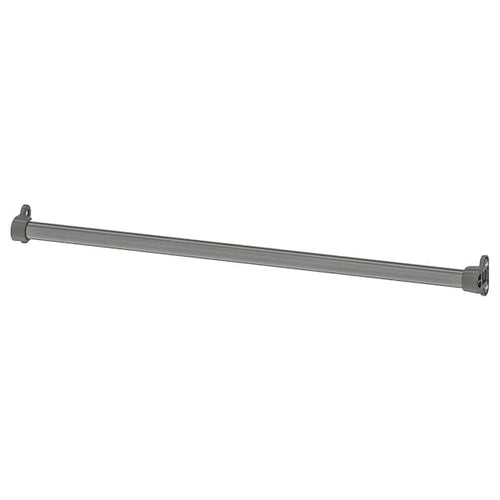 KOMPLEMENT - Clothes rail, dark grey, 75 cm